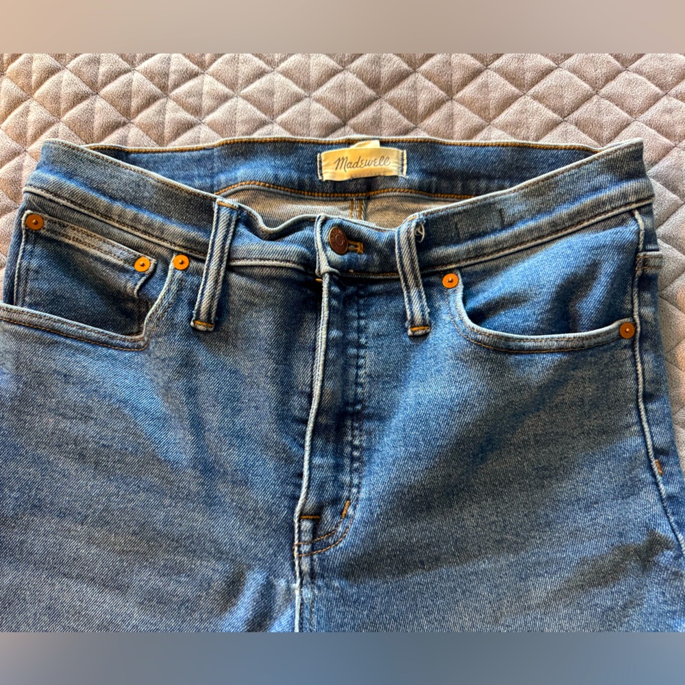Madewell calf Demi boot cut jeans size 30